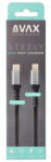AVAX Töltőkábel, USB-C - Lightning, 27W, 1 m, AVAX CB316 Glowy, fehér (AXCB402G) (AXCB402G)
