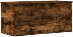 vidaXL füstös tölgy színű szerelt fa tárolóláda 100x42x46 cm 22.4 kg (840664)