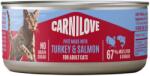 CARNILOVE Cat Can Paté Made with Turkey & Salmon 100 g