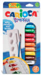 CARIOCA Acuarele tempera Carioca 12 culori 10 ml cu tavita si pensula (SD-SKP183)