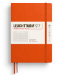 Leuchtturm Caiet a5 dictando coperta rigida portocaliu dovleac Leuchtturm (LT373983)