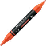 Faber-Castell Marker acrilic multimark cul. 115 portocaliu Faber-castell - Set 5 (FC185915)