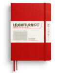 Leuchtturm Caiet a5 aritmetica coperta rigida rosu cherry Leuchtturm (LT373979)