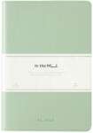 Deli Caiet birou a5 96 file dictando coperta imitatie piele verde Deli (DLNS203-GR)
