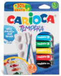 CARIOCA Acuarele tempera Carioca 7 culori 10 ml cu tavita si pensula (SKP184)