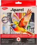 Daco Creion color 12 Culori+ 6 Pastile Acuarela DACO (CC613)