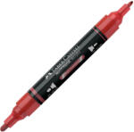Faber-Castell Marker acrilic multimark cul. 296 rosu metalizat Faber-castell - Set 5 (FC185996)