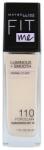 Maybelline Fit Me! Liquid Foundation make-up lichid iluminator SPF 18 30 ml 110 Porcelain