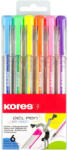 Kores Pix cu gel k11 0.4mm culori neon 6/set Kores (KO28216)