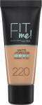 Maybelline Fit Me! mattító make-up normál és zsíros bőrre 30 ml 220 Natural Beige