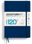 Leuchtturm Caiet a5 dictando 120g coperta rigida albastru navy Leuchtturm (LT372384)