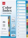 Deli Separatoare index plastic ian-dec Deli (DLE5725B)