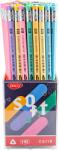Daco Creion negru cu radiera SOFT DACO CG118 - Set 72 (CG118)