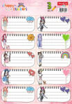 TANEX Etichete scolare 30/set girls tls-826 Tanex (TWTLS826)