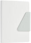 Deli Caiet birou a5 96 file dictando coperta piele si clapeta nusign alb Deli (DLENS209-WH)