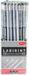 Daco Creion negru cu radiera Labirint DACO CG114 - Set 72 (CG114)