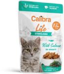 Calibra Cat Life tasakos eledel ivartalanított macskáknak, lazacos szószban 85 g