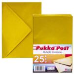 PUKKA PAD Плик, C6, перфориран, PUKKA PAD "Gold", златен 9063-ENV (9063-ENV)