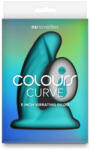 NS Novelties Colours Curve 5" Vibrating Dildo teal