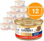 Gourmet Gold macska konzerv, marhapástétom, 12 x 85 g