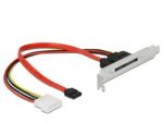 Delock Backplane 1 x 22 pin SATA с външен SATA конектор