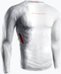 Hayabusa Мъжки рашгард с дълъг ръкав Hayabusa Apex Rash Guard white/coral