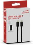 SPEEDLINK Usb-c To Usb-c Cable Set Black