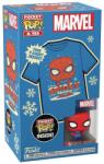 Funko Figurina Pocket Pop! Marvel Holiday Spiderman and T Shirt S Child Figurina