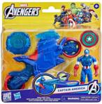 Hasbro Avengers Captain America Shield Shot Cycle 10cm (g0889) Figurina