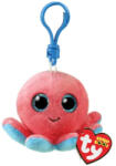 As Company Ty Beanie Baby Keychain Bag Clip Sheldon Pink Octobus 8.5cm (1607-35255) Figurina