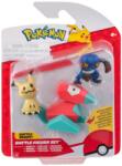 Pokémon Battle 3 Pack Mimikyu Porygon and Croagunk (pkw4091) Figurina