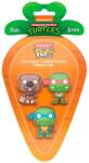 Funko 3 Pack Carrot Pocket Pop! Teenage Mutant Ninja Turtles Pdq Figurina