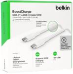 Belkin Braided Usb-c 2.0 100w Cable 3m White