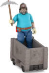 Minecraft Steve and Minecart Movie (jgp20) Figurina