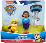 Spin Master Figurina Paw Patrol Hero Pup Mayor Goodway and Rubble 6070749 Figurina