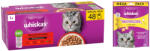 Whiskas 48x85g Whiskas Klasszikus válogatás nedves macskatáp+180g csirke & sajt macskasnack ingyen