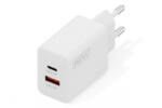 ASSMANN USB-A, USB-C hálózati töltő 20W fehér (DA-10300) (DA-10300)