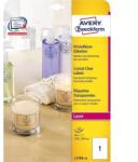 AVERY L7784-25 210x297mm 25db-os poliészter víztiszta etikett (L7784-25) - pepita