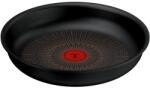 Tefal Tigaie Tefal Ingenio Excellence+ P0000424, 24 cm, invelis antiaderent, tehnologie FUSIONCORE, Thermo-Signal, aluminiu, inductie, negru (P0000424)