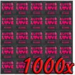 SuperLove Premium Latex Condoms Classic 1000 pack