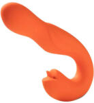 HoneyPlayBox Rotating Head G-spot Vibrator & Clit Licker Orange Vibrator