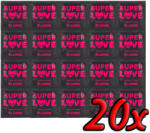 SuperLove Premium Latex Condoms Classic 20 pack