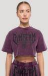 GymBeam Women‘s Abyss Cropped T-shirt Raisin S
