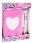 NICE Jurnal Fashion Girabrilla , set jurnal cu paiete reversibile si pix (NC19048)