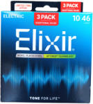 Elixir Optiweb 10-46 3 Pack - Pachet 3 Seturi Corzi Chitara Electrica (3313216572)