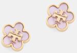 Tory Burch női aranyozott gyöngyház fülbevaló ForgetMe - rózsaszín Univerzális méret