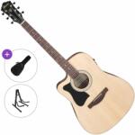 Ibanez V40LCE-OPN Standard SET Open Pore Natural Chitară electro-acustică Dreadnought