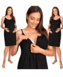 Anda Kismama szoptatós hálóing Marysia, L/XL, fekete (Marysia)