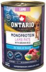 ONTARIO Adult monoprotein bárány pástétom barna rizzsel 400g