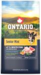 ONTARIO Krmivo Ontario Senior Mini Fish & Brown Rice 6, 5kg